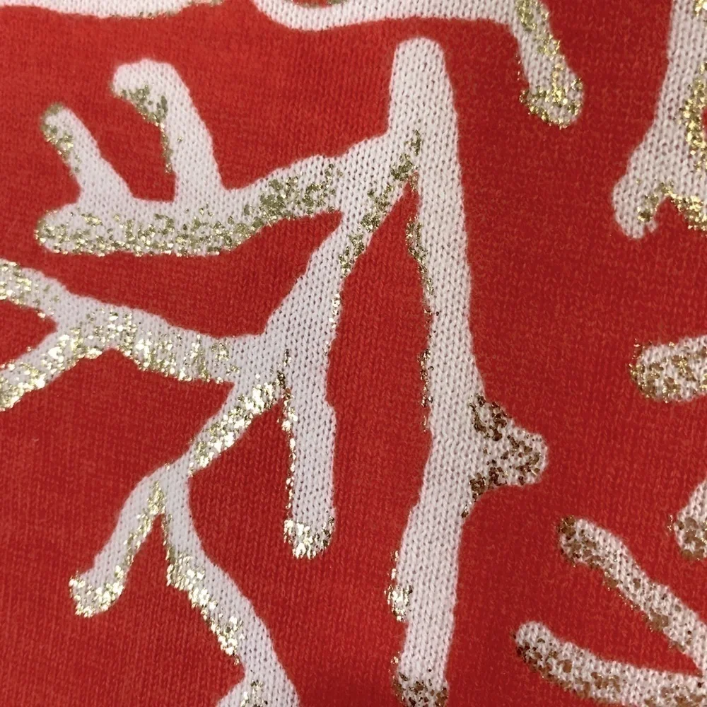 Saks Fifth Avenue Clothes (real) Coral Reef Print Cardigan - Picture 9 of 9
